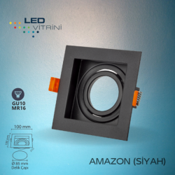 Amazon Siyah Kare Dekoratif Kasa Amazon Siyah Kare Dekoratif Kasa