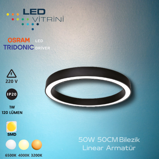 50W 50CM Bilezik Armatür