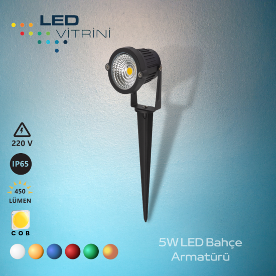 5W LED Bahçe Armatürü
