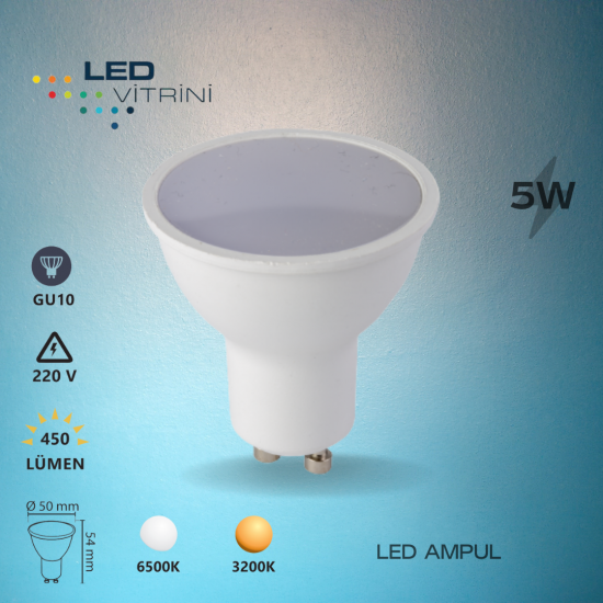 5W LED Ampul Çanak