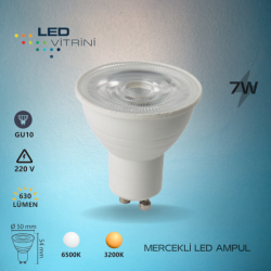 7W Mercekli LED Ampul 7W Mercekli LED Ampul