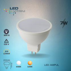 7W LED Ampul İğne Bacak 