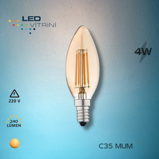 C35 Mum Rustik Ampul