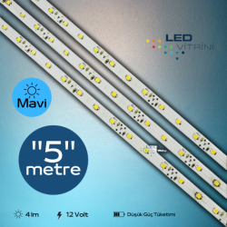 Tek Çipli Şerit Led-2835 (Mavi) Tek Çipli Şerit Led-2835 (Mavi)