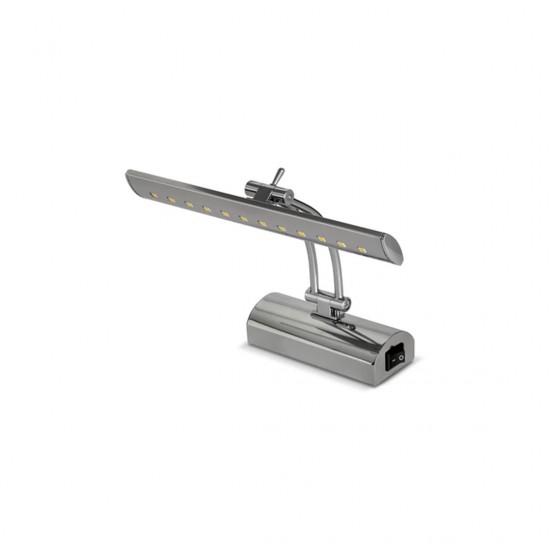 5W Krom Malaga Led Aplik Anahtarlı