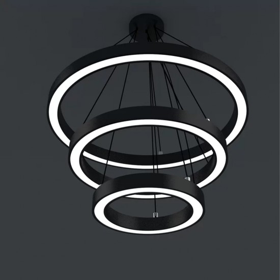 180W 40x60x80cm Çember Linear Armatür