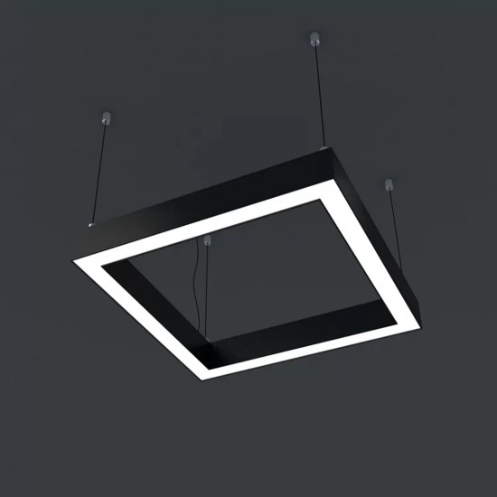 155W 120X120CM Kare Linear Armatür